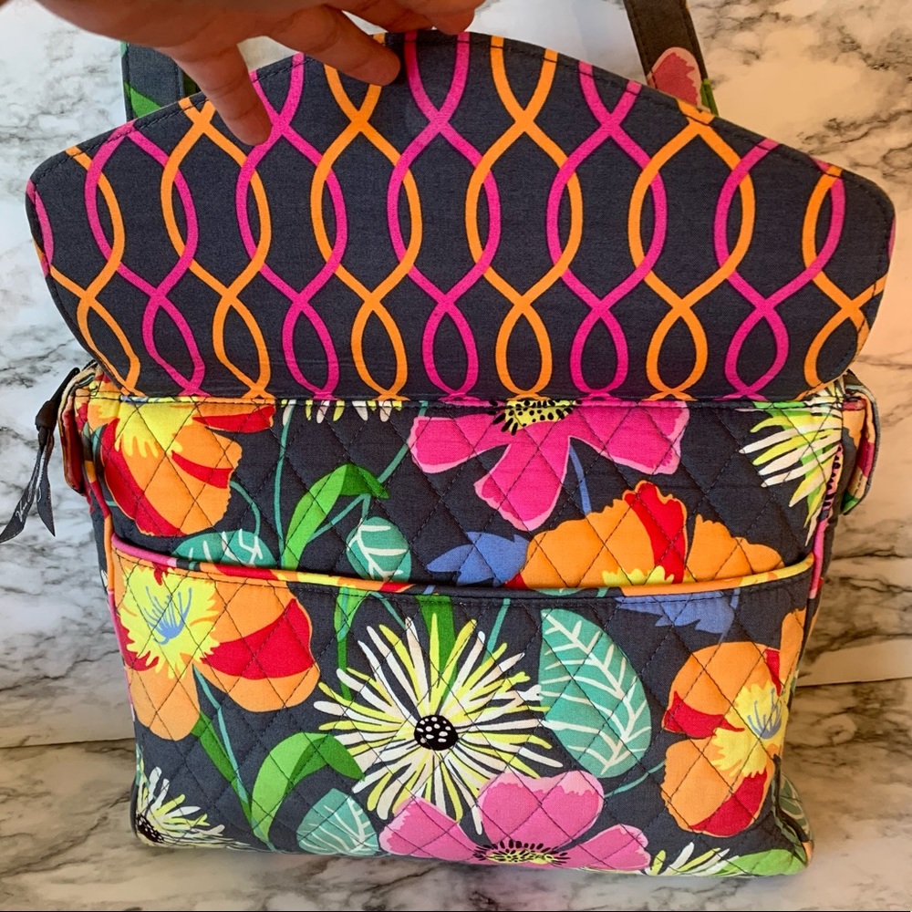 Vera Bradley Crossbody Jazzy Blooms Retired Spring 2013
